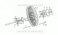 Ruota post.raggi-1a serie