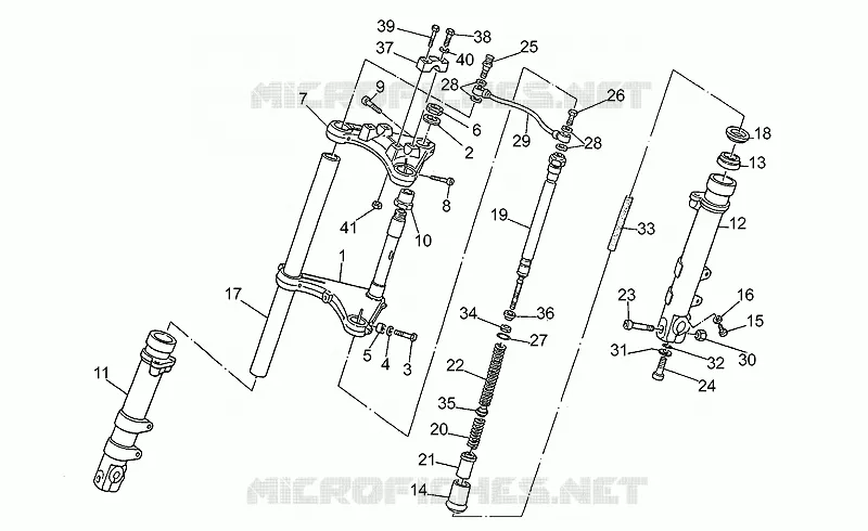 Forcella ant.-da telaio PG17001