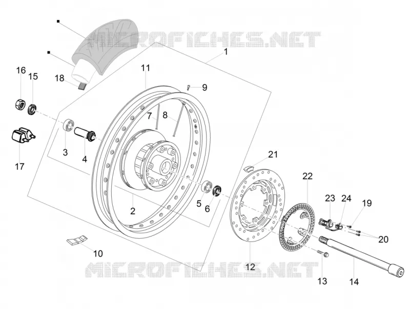 Ruota posteriore I