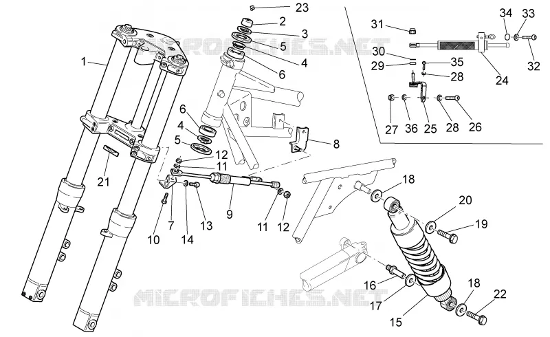 Forcella - Sospensione post.