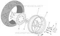 Ruota posteriore std