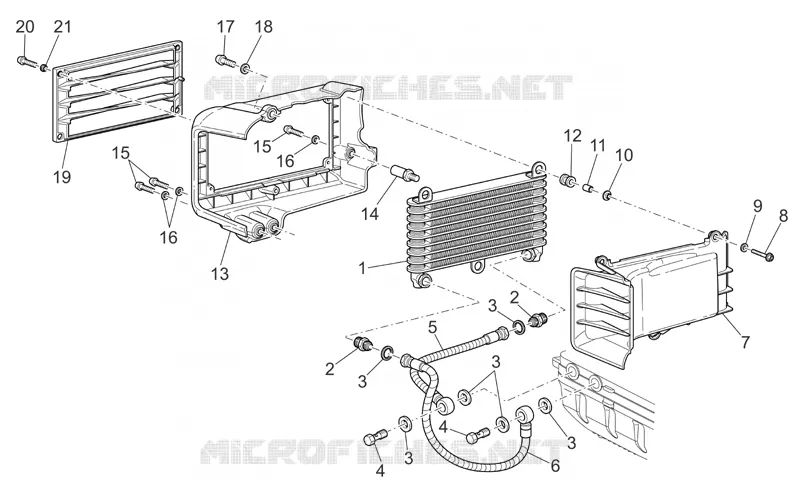Radiatore olio