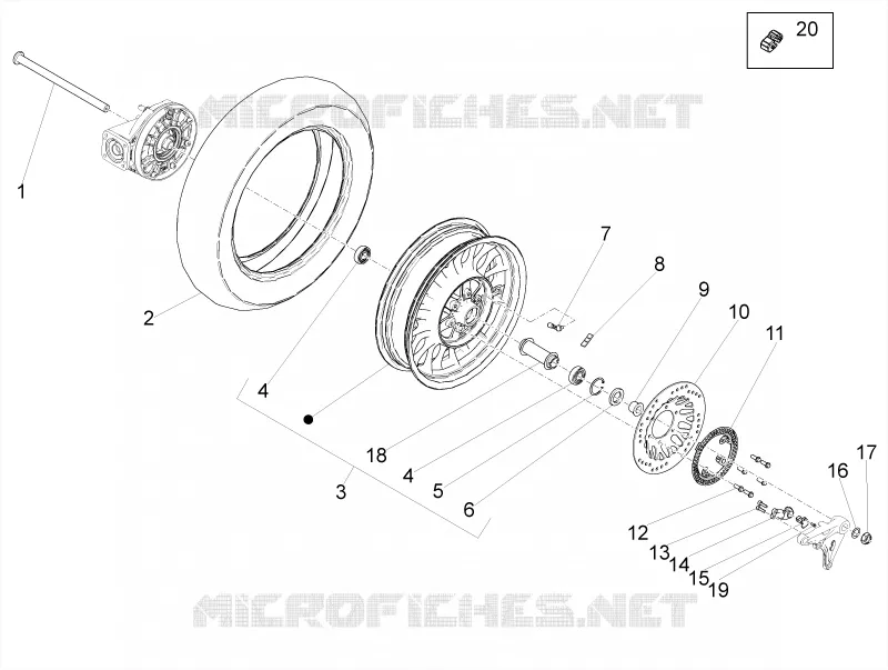 Ruota posteriore