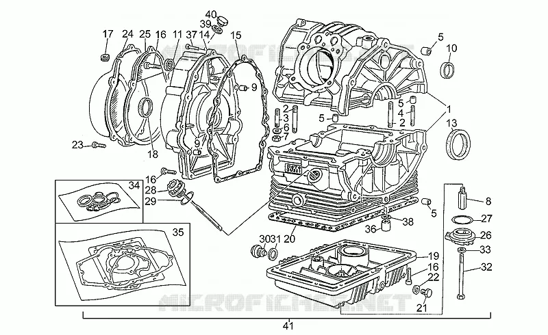coperchi carter motore