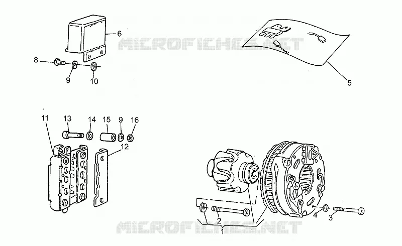 Alternatore-regolatore Bosch