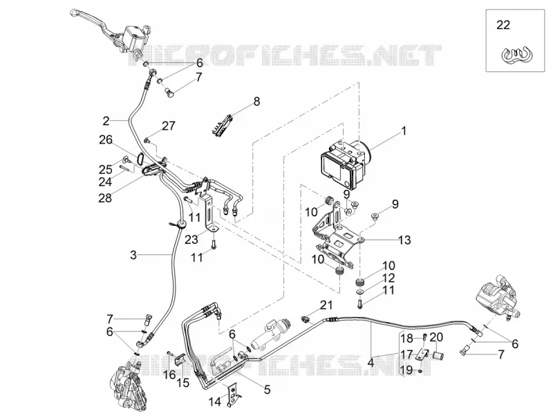 IMPIANTO DI FRENAGGIO ABS